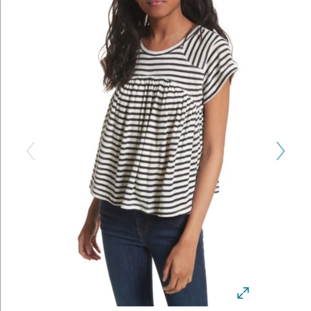 Striped FREE PEOPLE top